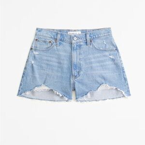 Best Selling Abercrombie & Fitch Curve Love The 4” Mom Short High Rise
